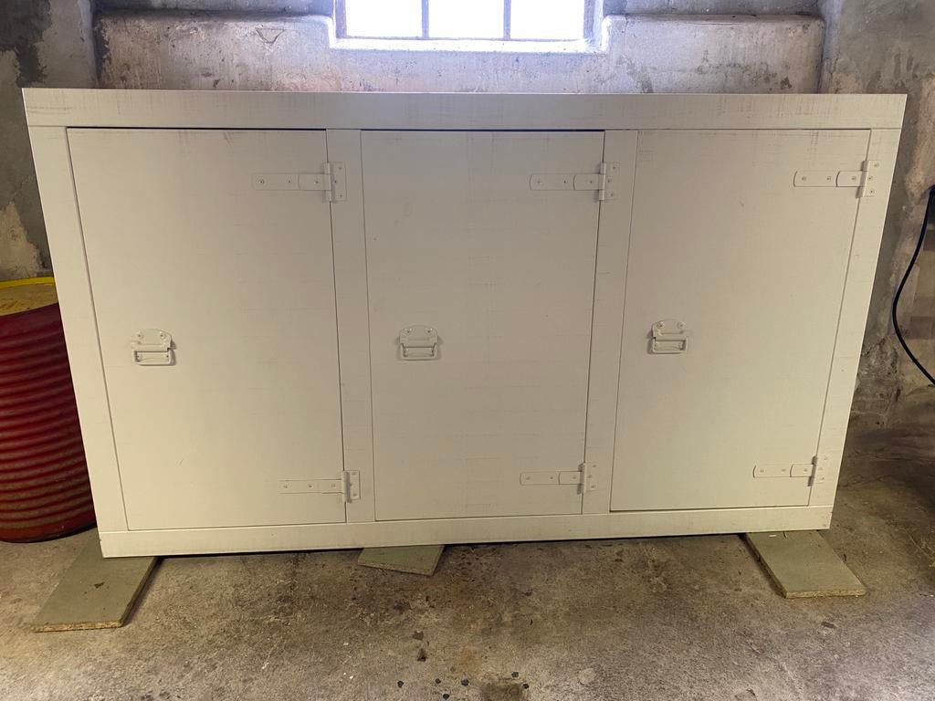 Woood dressoir ‘boerderij look’, Huis en Inrichting, Ophalen of Verzenden, Zo goed als nieuw, 25 tot 50 cm
