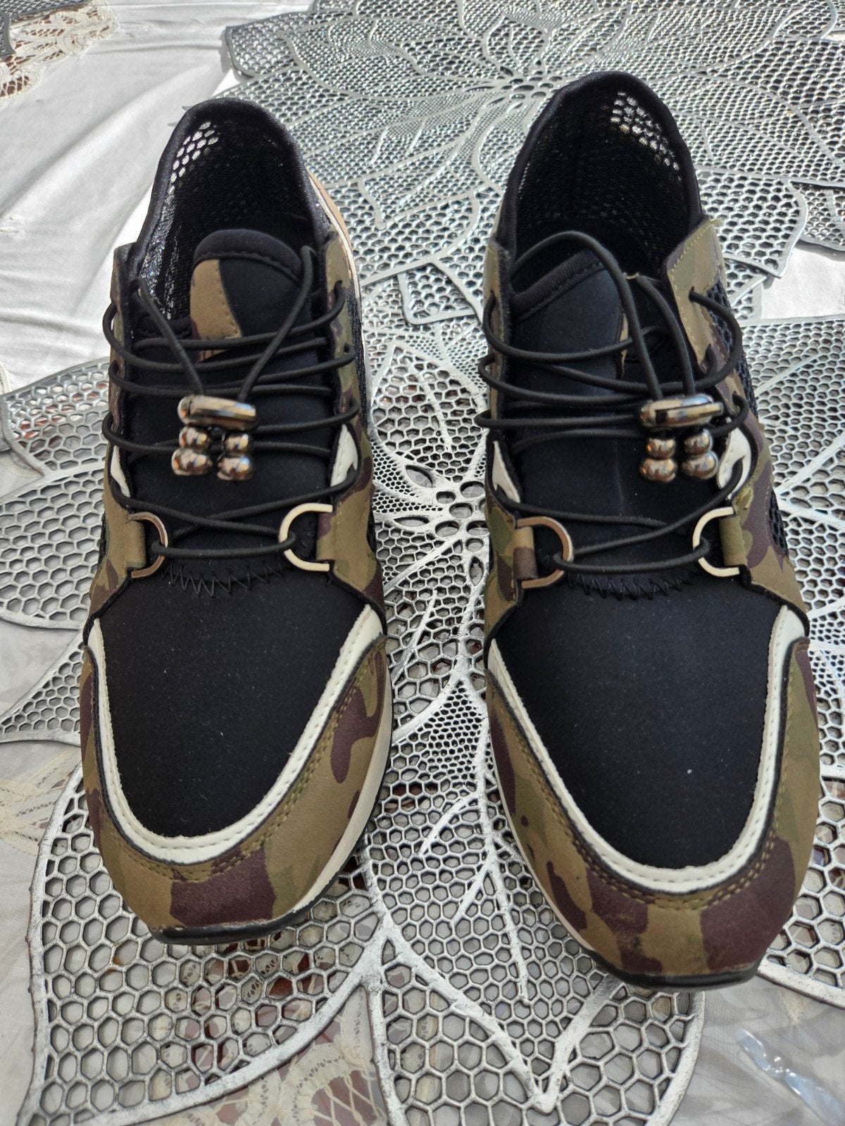 Stoere camouflage sneakers maat 39, Ophalen, Gedragen, Overige kleuren, Sneakers of Gympen