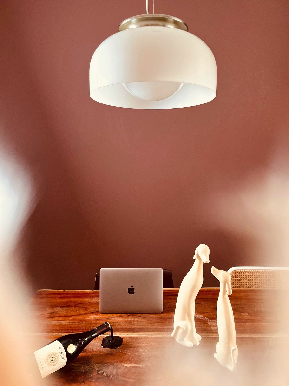 Italiaanse “70’s Guzzini hanglamp Luigi Massoni, Ophalen of Verzenden, Zo goed als nieuw