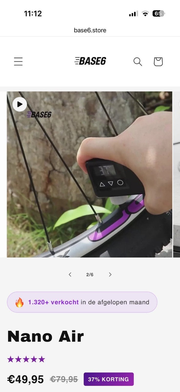 ElektrischeFietspomp luchtcompressor  Bal scooter auto fiets, Ophalen of Verzenden, Nieuw