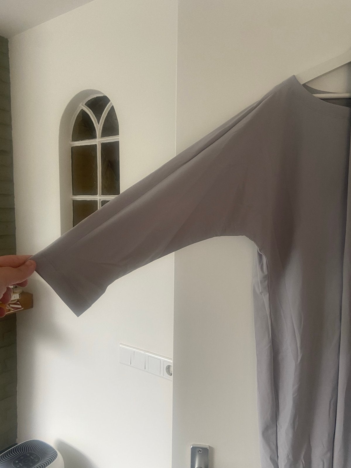La Dress by Simone jurk maat M grijs, Kleding | Dames, Maat 38/40 (M), Ophalen of Verzenden, Knielengte, Grijs