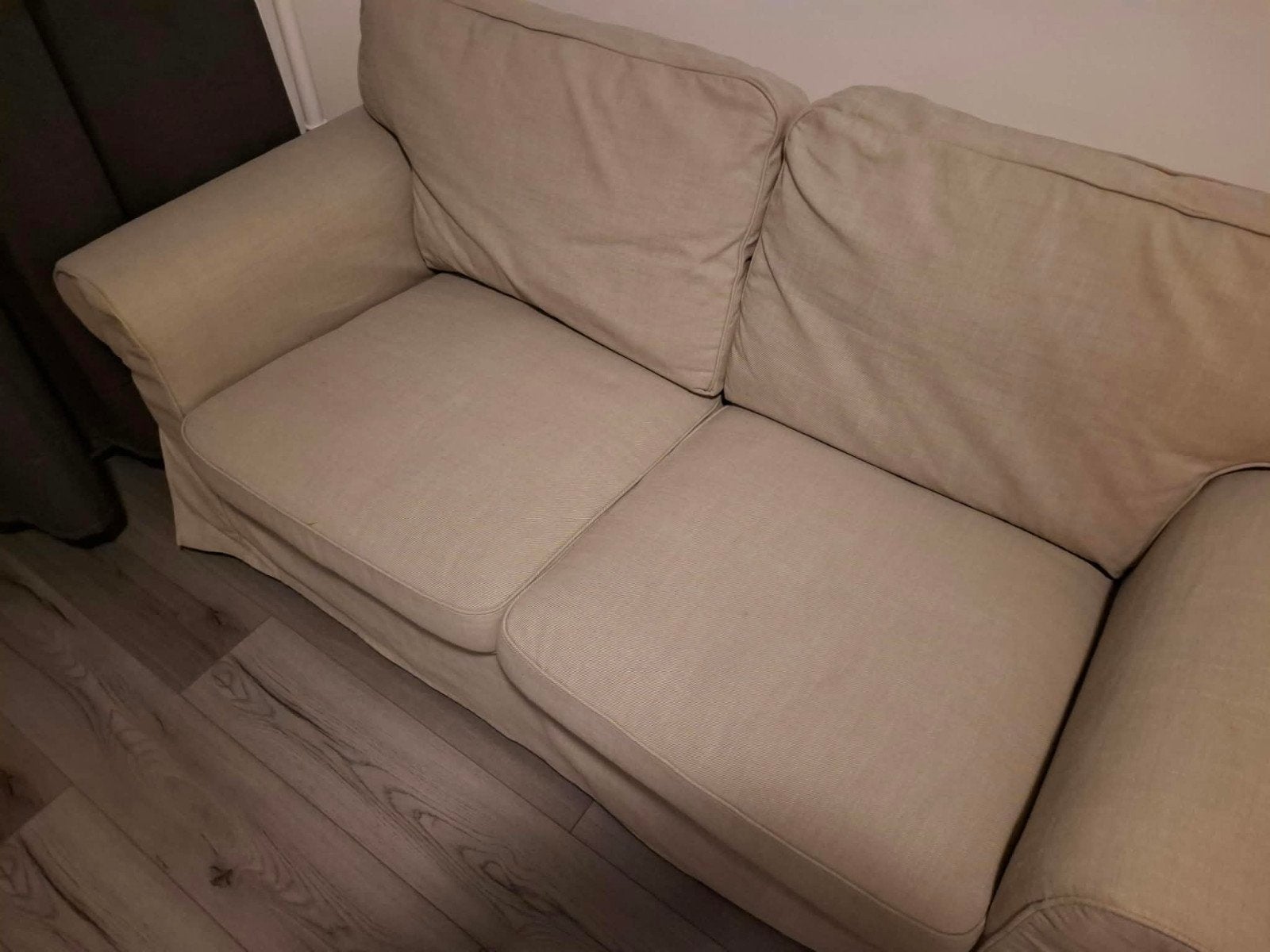 2 persoons bankstel merk ektorp, Huis en Inrichting, Ophalen, Zo goed als nieuw, Tweepersoons, 90 cm