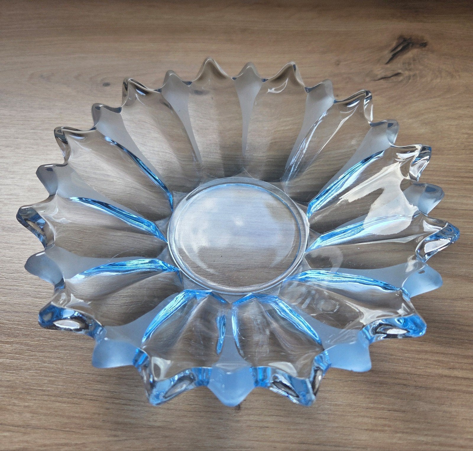 Vintage persglas schaal Schwepnitz DDR jaren 50, Ophalen
