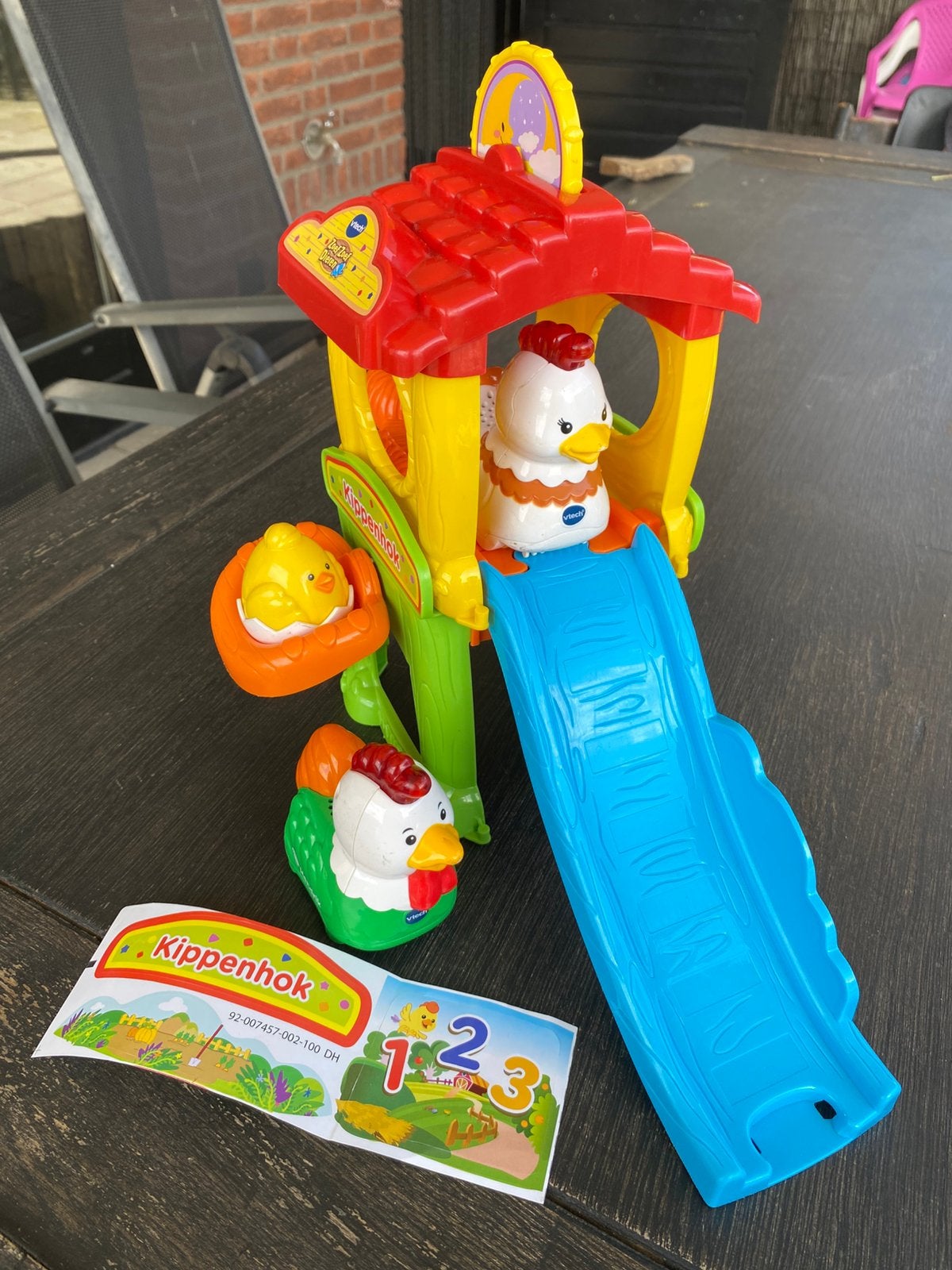 Zoef zoef dieren kippenhok. Incl Kip, haan en kuiken., Kinderen en Baby's, Speelgoed | Vtech, Ophalen of Verzenden, Gebruikt, 6 maanden tot 2 jaar
