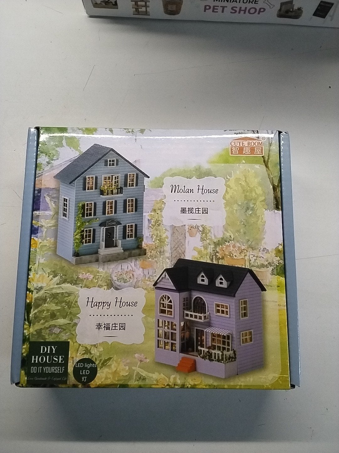 DIY Miniatuur Poppenhuis - Molan House & Happy House, Ophalen of Verzenden, Nieuw, 1:50 tot 1:144