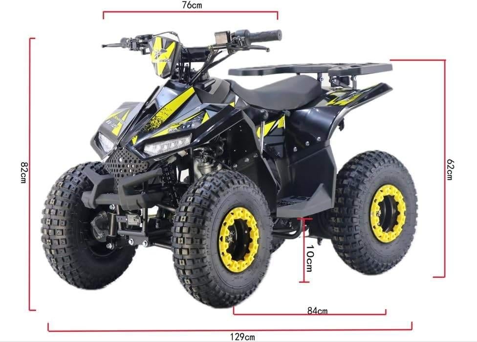 quad 110cc 4takt  midi el start led  instelbare snelheid, Nieuw, Aanvragen@miniracers.nl, Kxd, Breda