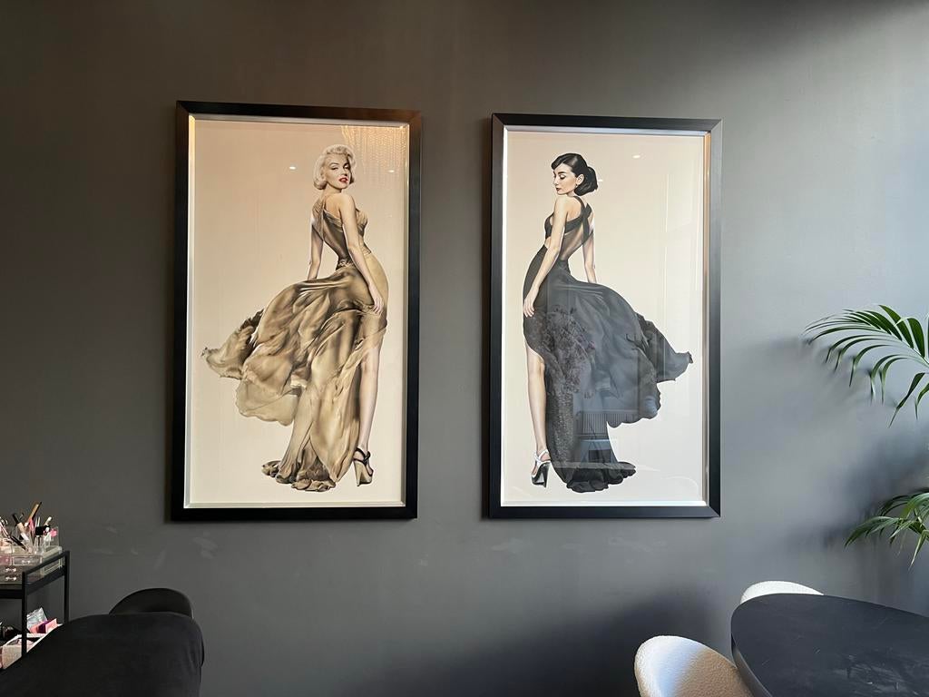 Set van 2 Grote Schilderijen: Marilyn Monroe & Audrey Hepbur, Ophalen