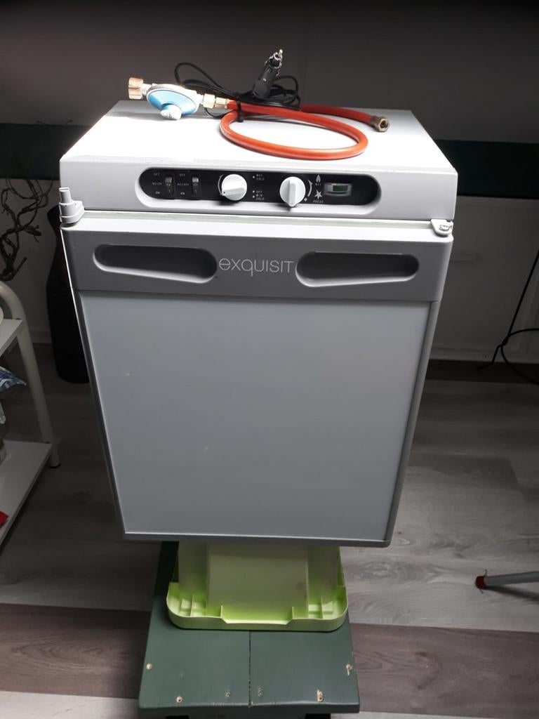 Exquisit FA 60G Absorptie Koelkast - 60L, Gas/12V/230V, Witgoed en Apparatuur, Koelkasten en IJskasten, Ophalen, Minder dan 75 liter
