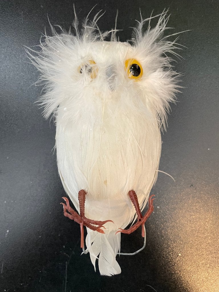 Kerstdecoratie Etalagemateriaal Uil 12 Cm 6 Stuks, Ophalen of Verzenden, Zo goed als nieuw
