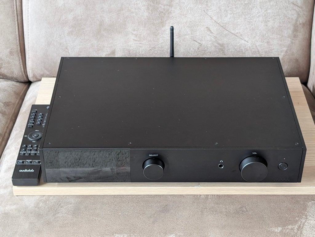 Audiolab 9000Q voorversterker – Zwart, Audio, Tv en Foto, Versterkers en Receivers, Ophalen, Zo goed als nieuw, Minder dan 60 watt