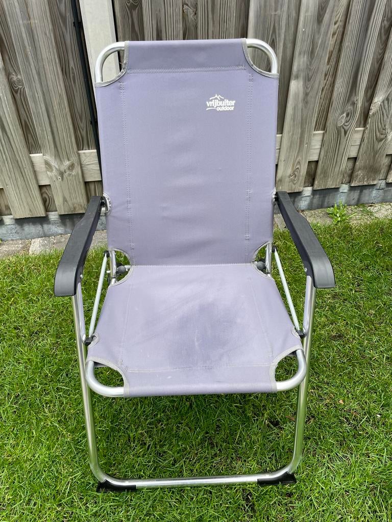 Grote campingstoel - Vrijbuiter Outdoor, Ophalen, Gebruikt, Campingstoel