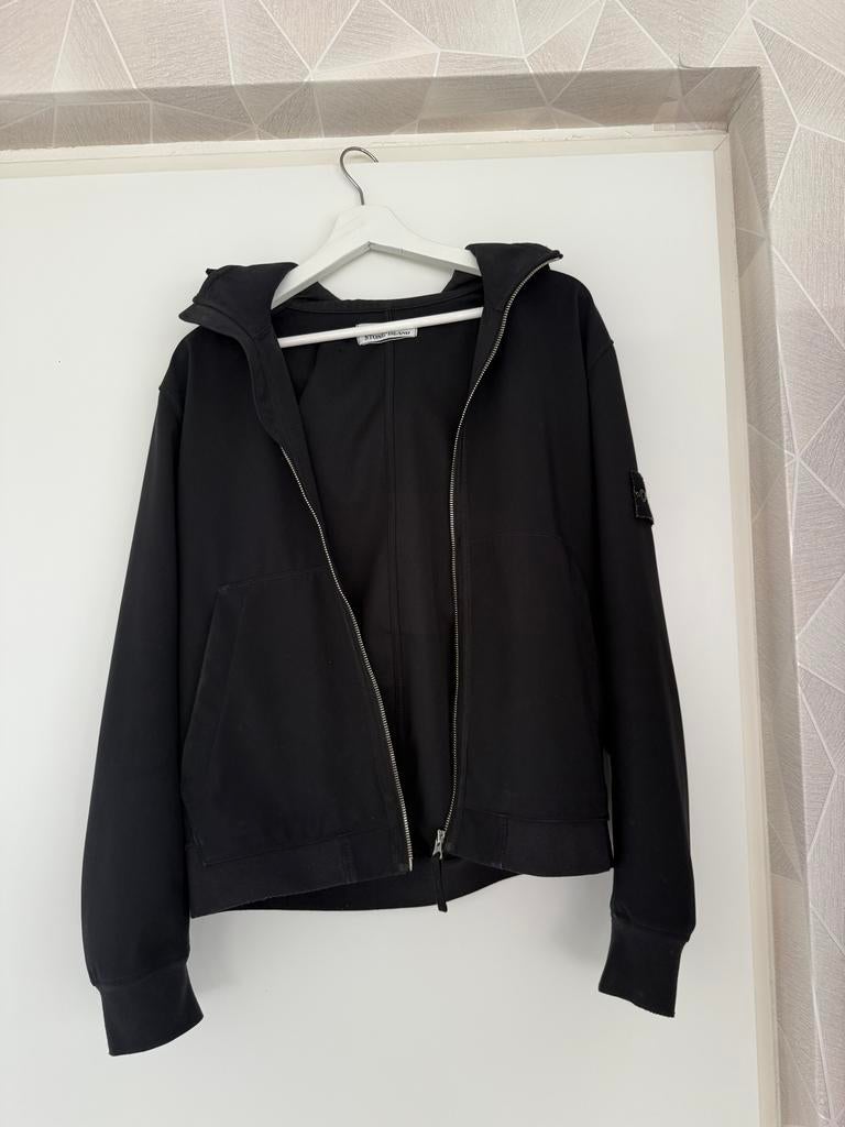 Stone Island Softshell Jas Zwart, Kleding | Heren, Jassen | Winter, Ophalen of Verzenden, Zo goed als nieuw, Maat 46 (S) of kleiner