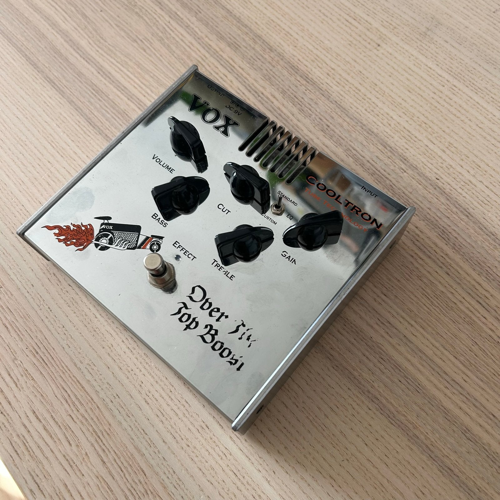 Vox Over The Top Boost Cooltron Gitaar Pedaal, Muziek en Instrumenten, Effecten, Ophalen of Verzenden, Gebruikt, Distortion, Overdrive of Fuzz