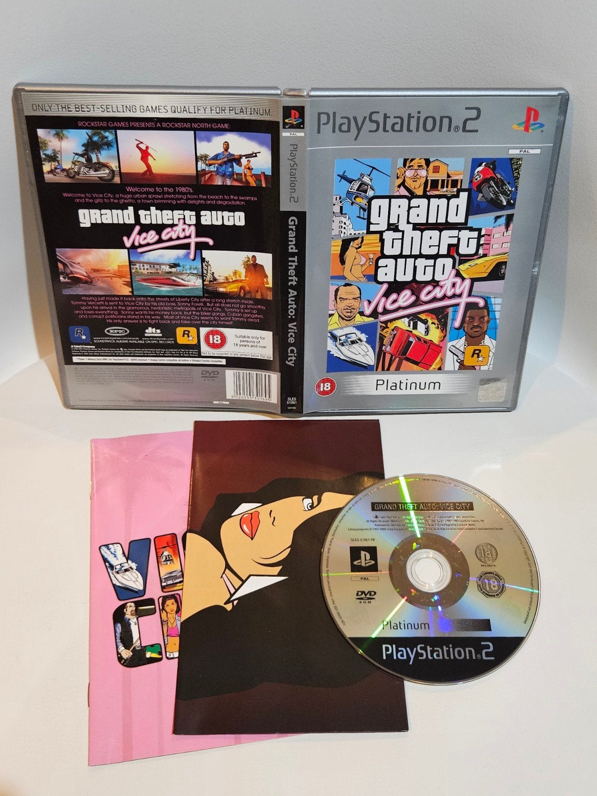 GTA Vice City PS2, Avontuur en Actie, Vanaf 18 jaar, 1 speler, Ophalen of Verzenden
