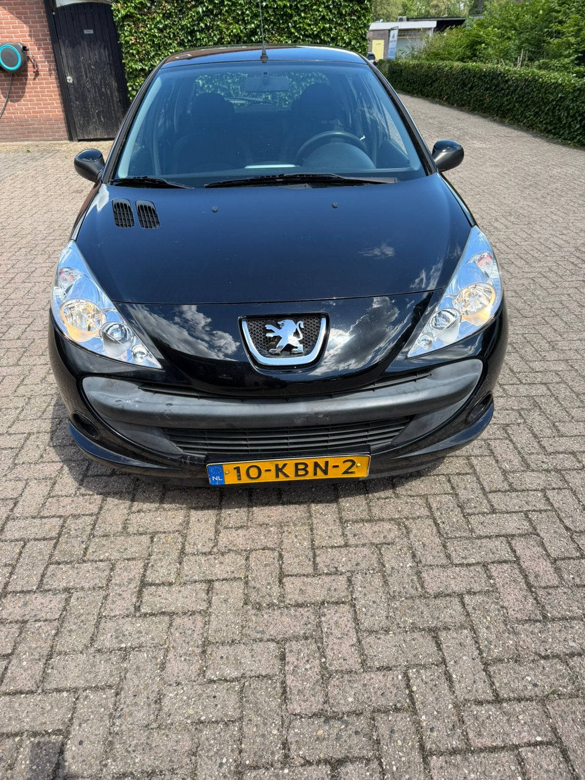 Peugeot 206+ 1.4 5D 2009 Zwart, Auto's, Peugeot, Voorwielaandrijving, 206+, 31 €/maand, 4 cilinders