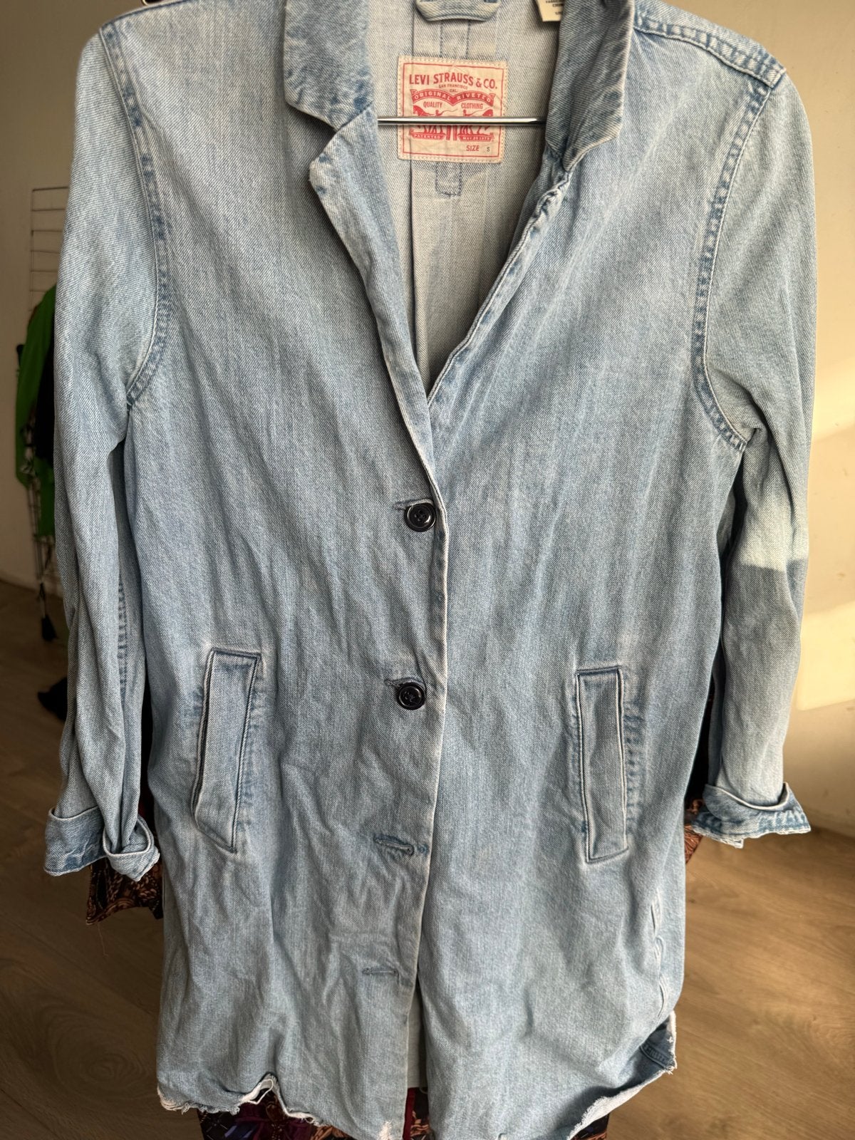 Levi's spijkerjurk maat S, Blauw, Ophalen of Verzenden, Knielengte, Maat 36 (S)