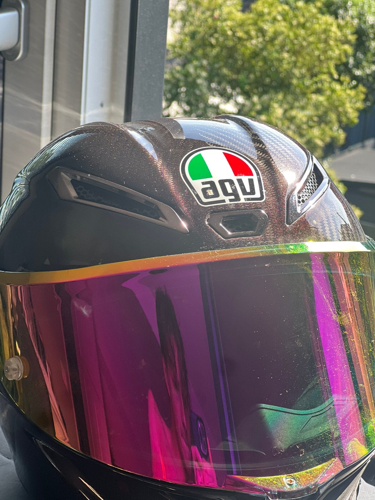 AGV PISTA GP RR IRIDIUM CARBON XL - Cardo, Motoren, Kleding | Motorhelmen, XL, Ophalen of Verzenden, Nieuw zonder kaartje, Integraalhelm