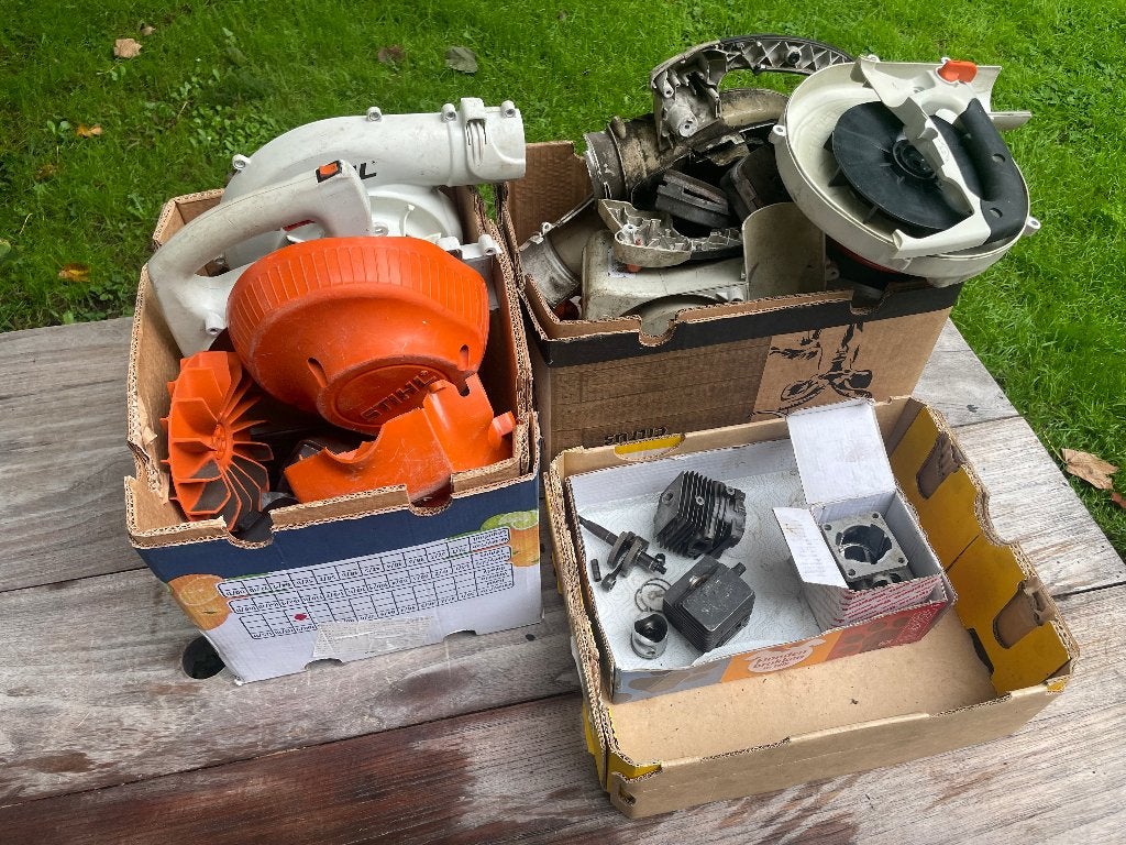 Partij Stihl Bladblazer onderdelen BG 45 BG 86, Gebruikt, Met zuigfunctie, Handgedragen, Ophalen of Verzenden