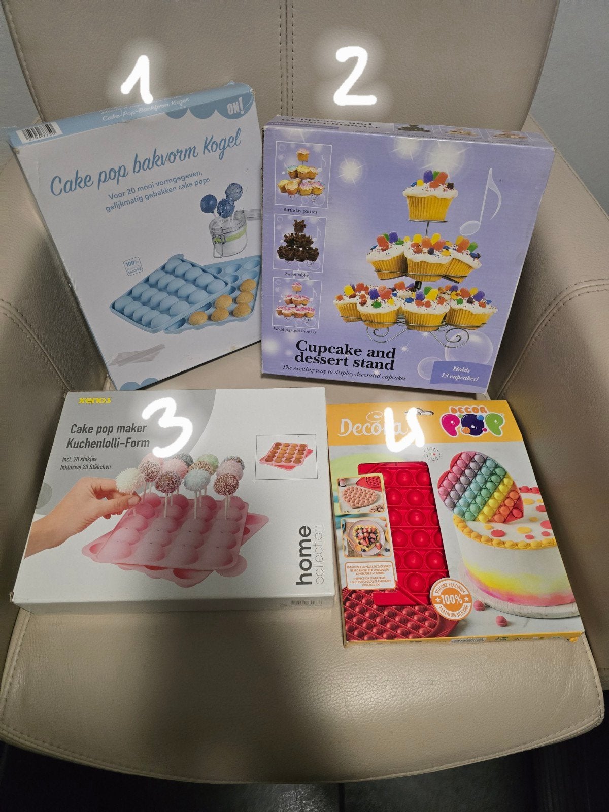 Cake Pop Bakvormen, Cupcake Stand & Decoratie Set, Ophalen of Verzenden, Nieuw, Bakvorm