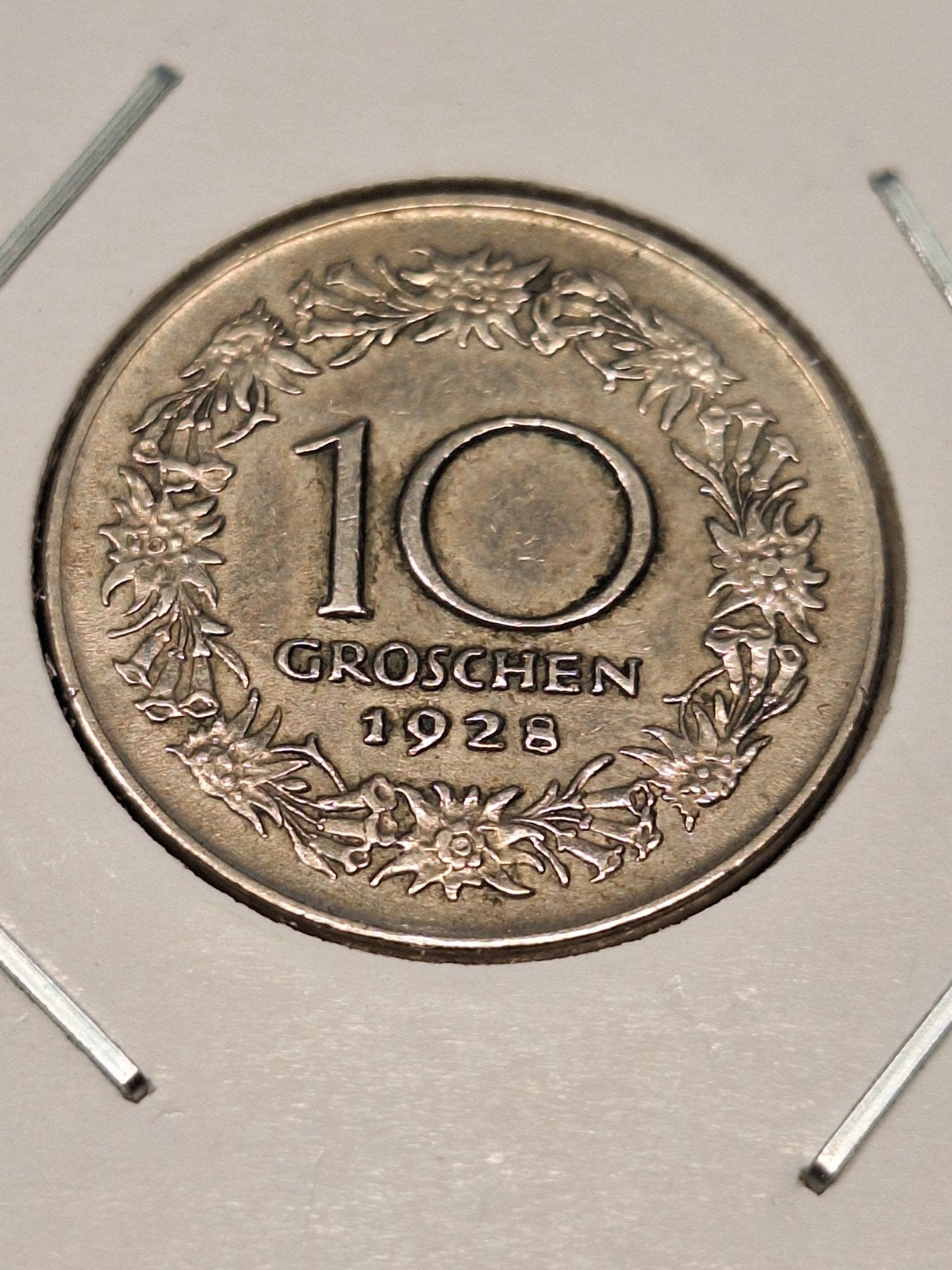 Oostenrijk 10 groschen 1928, Ophalen of Verzenden, Oostenrijk