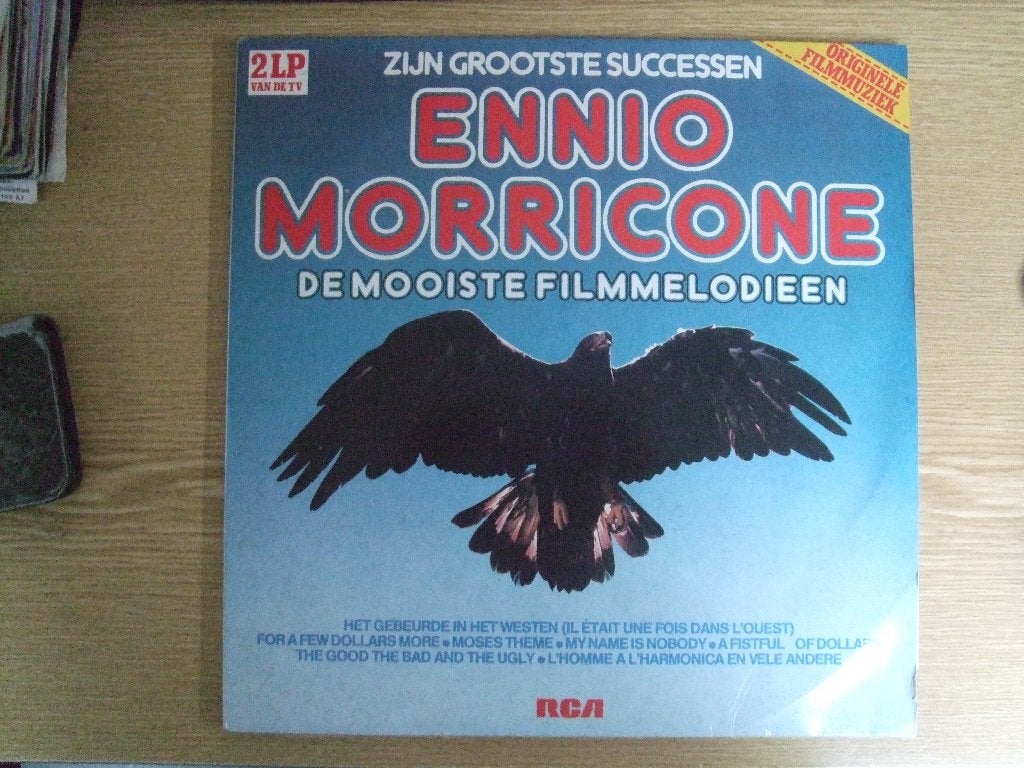 DUBBEL LP   ENNIO MORRICONE   DE MOOISTE FILMMELODIEEN, Cd's en Dvd's, Film en Theater, Ophalen of Verzenden, Zo goed als nieuw