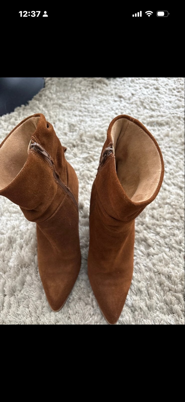 Shoecolate laarsjes maat 40 - Cognac, Ophalen of Verzenden, Gedragen, Bruin, Lage of Enkellaarzen