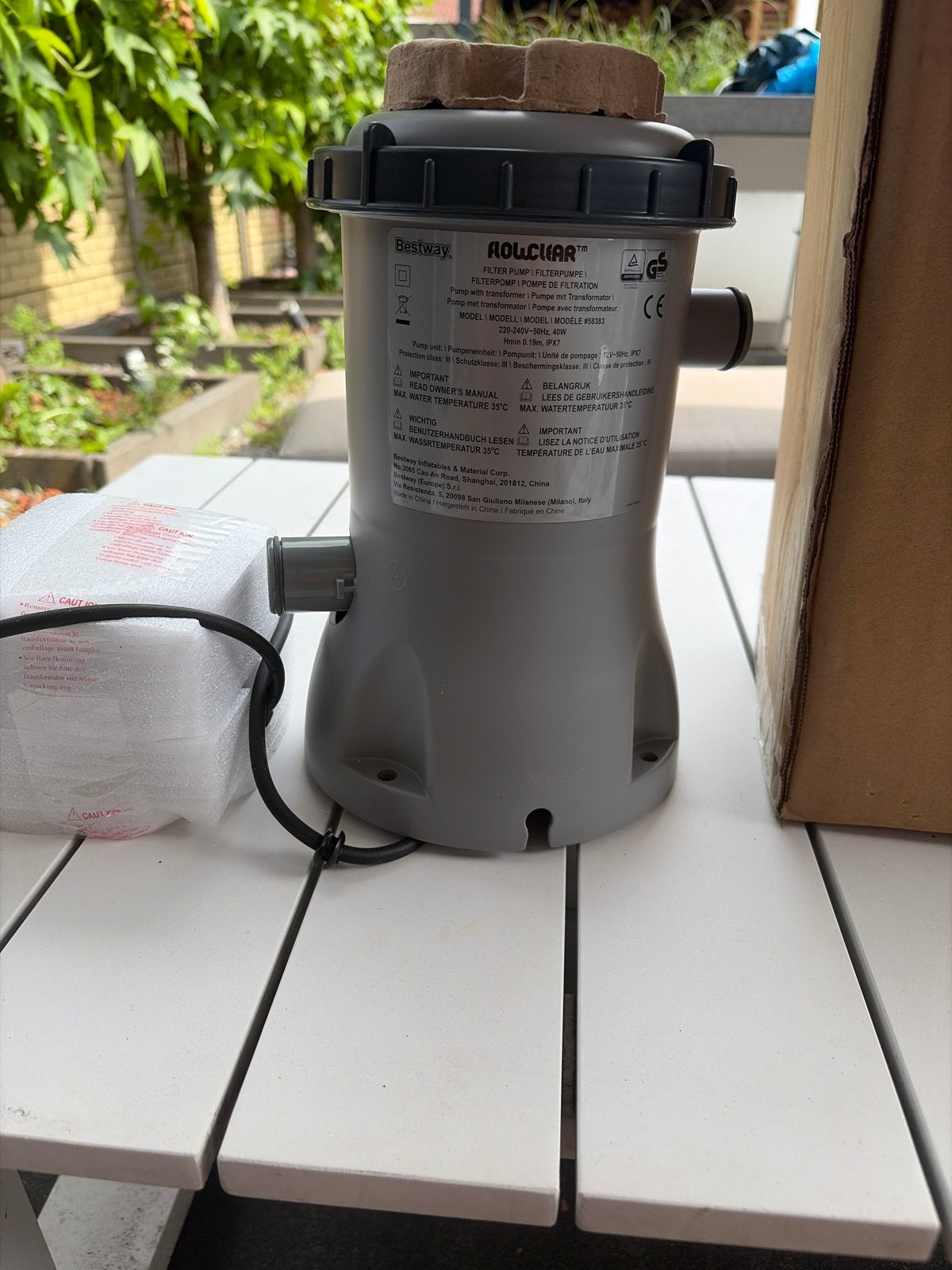 Bestway Flowclear filterpomp voor zwembad, Ophalen of Verzenden, Nieuw, Zwembadpomp