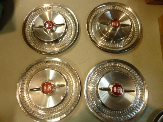 1955 Buick Spinner Wheelcovers Hubcaps, Ophalen of Verzenden, Gebruikt