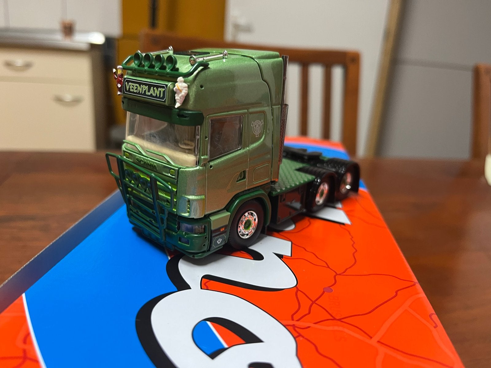Tekno 1:50 Veenplant Scania onderdelen, Ophalen of Verzenden, Gebruikt, Bus of Vrachtwagen, Tekno