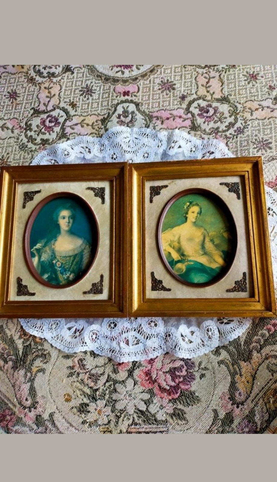 Oude Franse 3d schilderijtjes, Ophalen of Verzenden