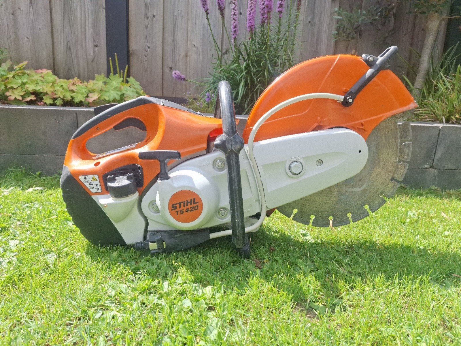 Stihl TS 420 bandenzaag, Ophalen of Verzenden, Zo goed als nieuw, STIHL