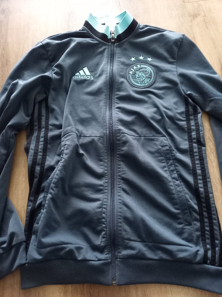 Ajax trainingsjack 2019-2020 - Maat S, Kleding | Heren, Zwart, Ophalen of Verzenden, Zo goed als nieuw, Adidas