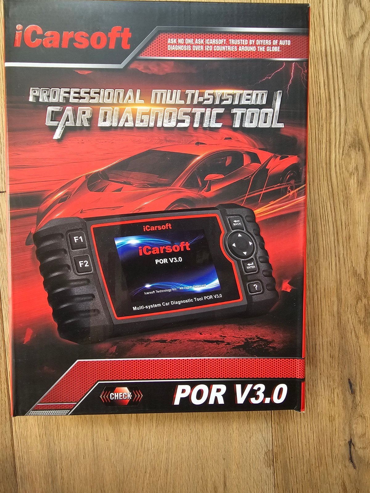 iCarsoft POR V3.0 Professionele Auto Diagnosetool, Ophalen of Verzenden, Zo goed als nieuw