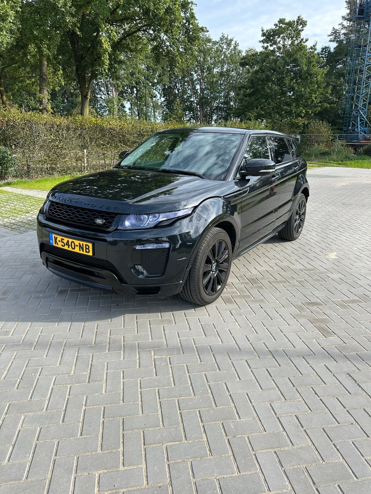 Range Rover evoque 2.0 SI4 Automaat, Auto's, Automaat, Zwart, Zwart, Stationwagon