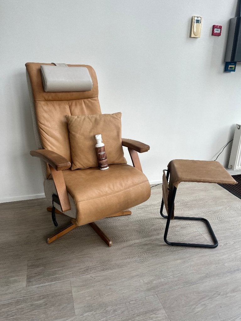 Prominent S-100 Sta Op Fauteuil Rug Massage USB Wellness M, Huis en Inrichting, Fauteuils, Ophalen, Zo goed als nieuw, Leer