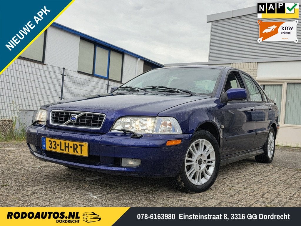 Volvo S40 1.8 Europa Airco 122dkm Nieuwe APK ✅ (bj 2003), Auto's, 13 km/l, Gebruikt, 4 cilinders, Blauw