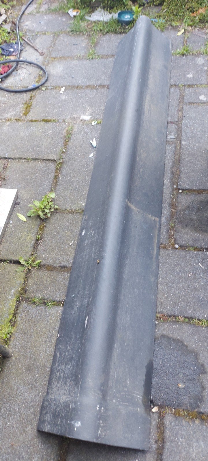 Zwarte golfplaat voor dak of afdekking nok, Doe-het-zelf en Verbouw, Dakpannen en Dakbedekking, Ophalen, Overige materialen, Nieuw