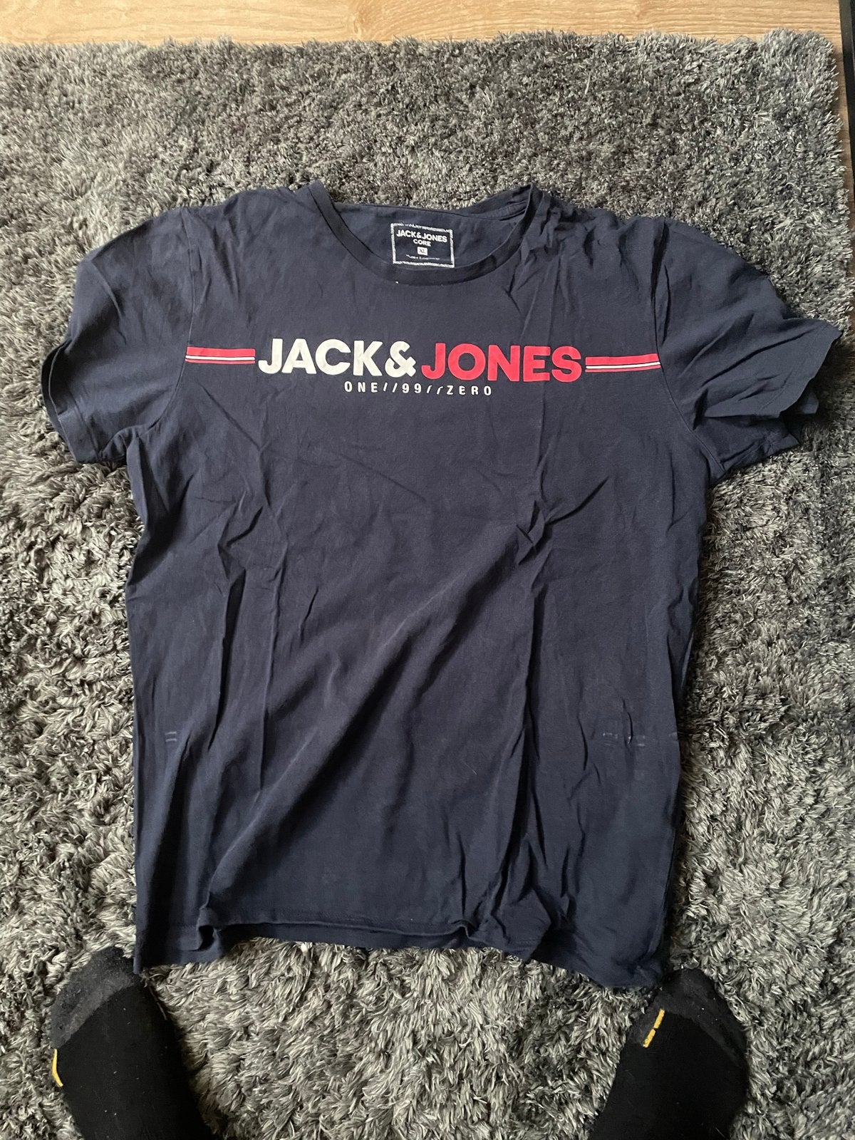 Jack & Jones T-shirt - Maat XL, Ophalen, Gedragen, Maat 56/58 (XL), Blauw