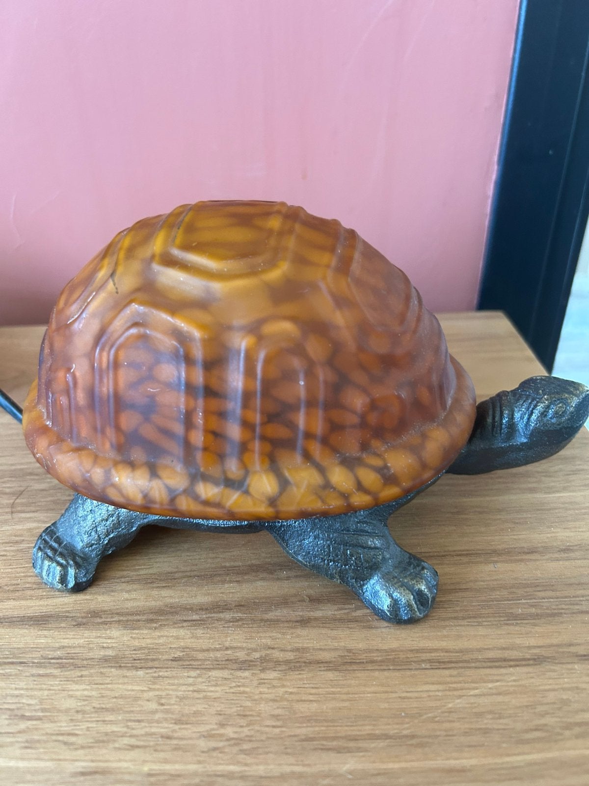 Te koop schildpad lamp, Ophalen of Verzenden, Zo goed als nieuw, Minder dan 50 cm