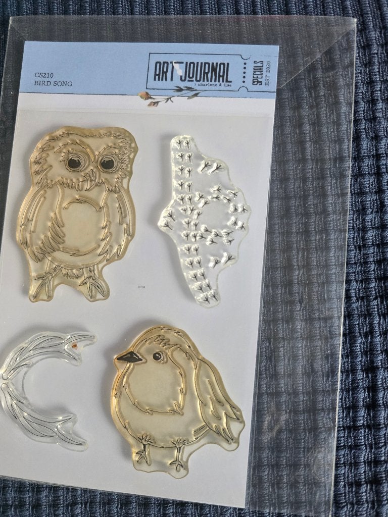 Elisabeth craft design, Art journal CS210 Bird song, Ophalen of Verzenden, Zo goed als nieuw, EZ-mounted stempel
