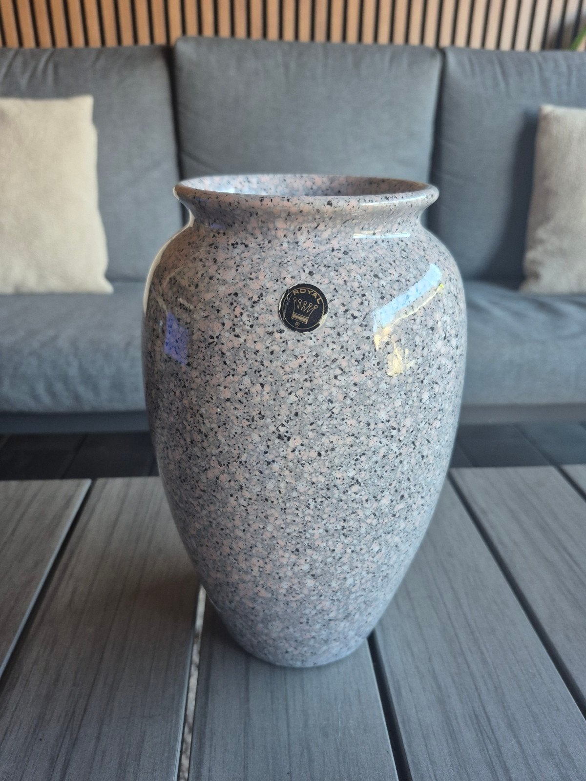 Vaas, Huis en Inrichting, Woonaccessoires | Vazen, Ophalen of Verzenden, Gebruikt, Overige kleuren, Glas