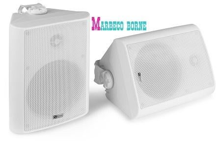 100Volt Speaker set wit, 8 OHM, 6,5" 150W IPX5, BC65V, Overige merken, Info@marbeco.nl, Power Dynamics, Nieuw