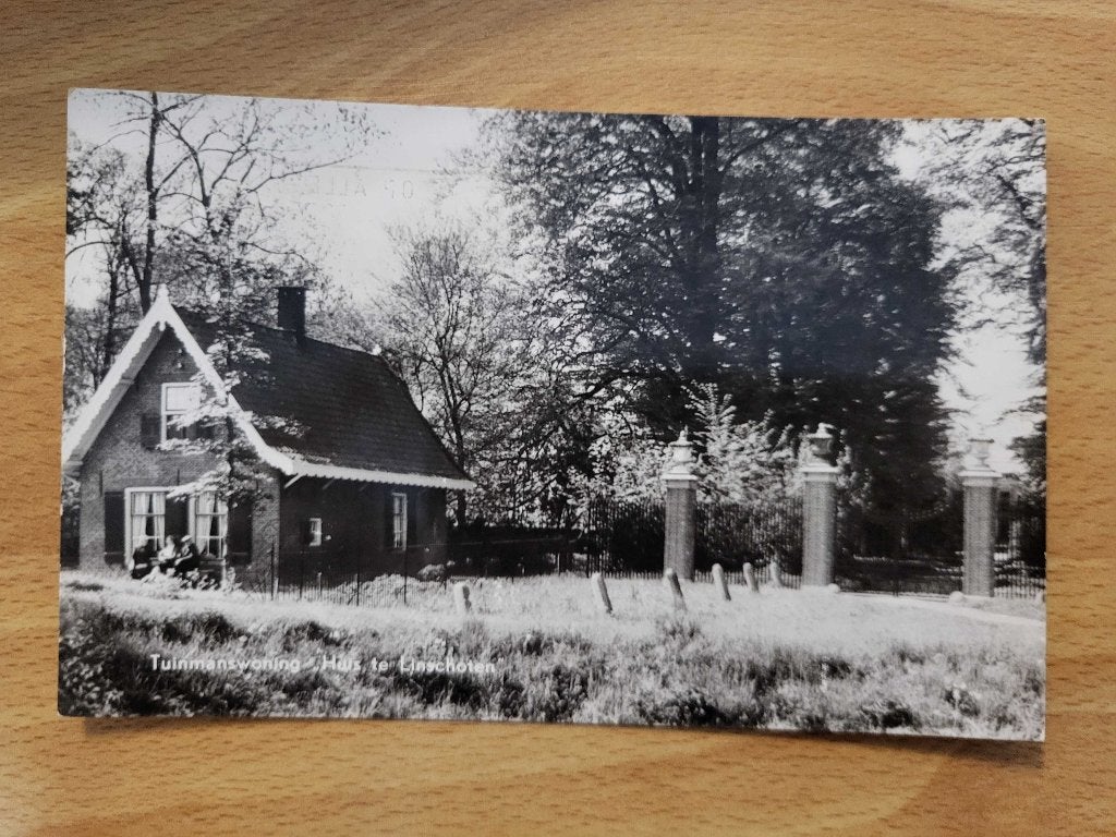 ansicht Linschoten tuinmanshuis, Ophalen of Verzenden, Voor 1920, Utrecht