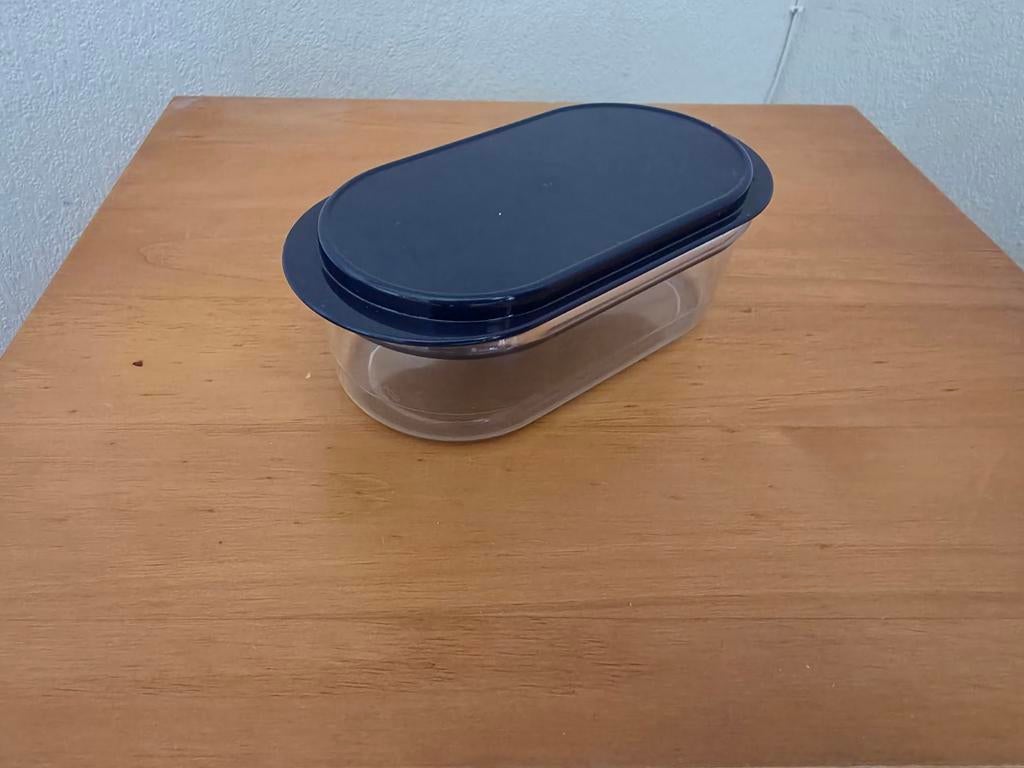 Tupperware doos met donkerblauw deksel, Ophalen of Verzenden, Nieuw