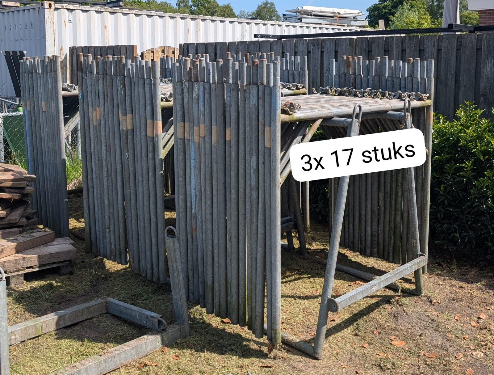H-jukken steiger, Doe-het-zelf en Verbouw, Steigers, Ophalen, Gebruikt, Overige typen, 5 meter of hoger