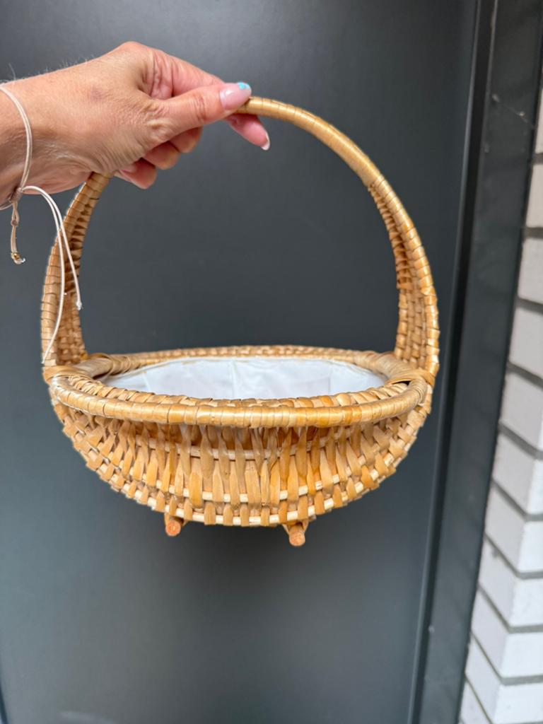 Rotan  mandje deco, Ophalen of Verzenden, Zo goed als nieuw