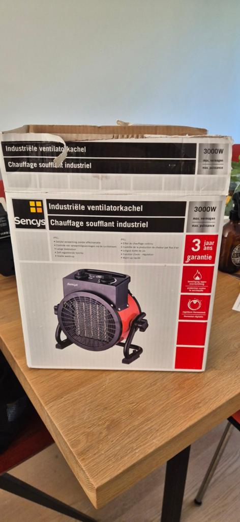 Sencys Industriële Ventilatorkachel 3000W, Ophalen, Gebruikt, Overige soorten, Elektrisch