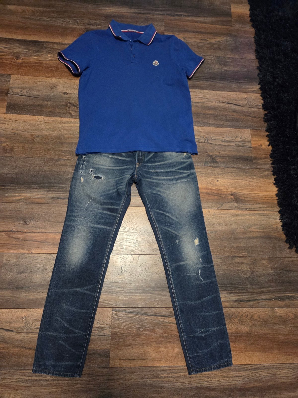 Luxe Set: D&G Archive Jeans 2015 (Maat 46) & Moncler Polo (V, Ophalen of Verzenden, Zo goed als nieuw, Maat 46 (S) of kleiner