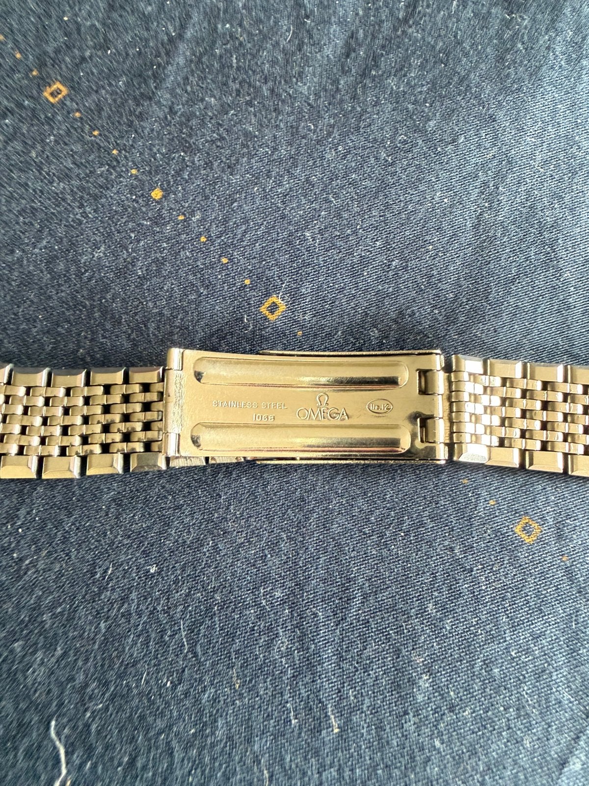 Omega Omega vintage stalen banden, Staal, Gebruikt, Staal, Ophalen of Verzenden