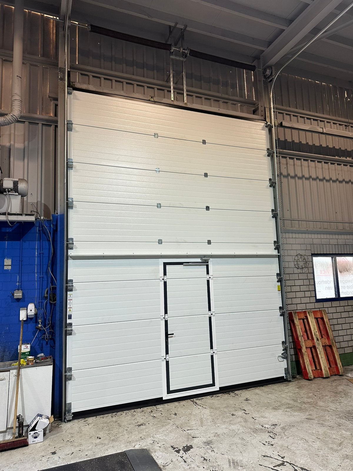 Alle maten Garagedeuren, Industriedeuren, deuren deur vanaf, Verzenden, 120 cm of meer, 215 cm of meer, Garagedeur